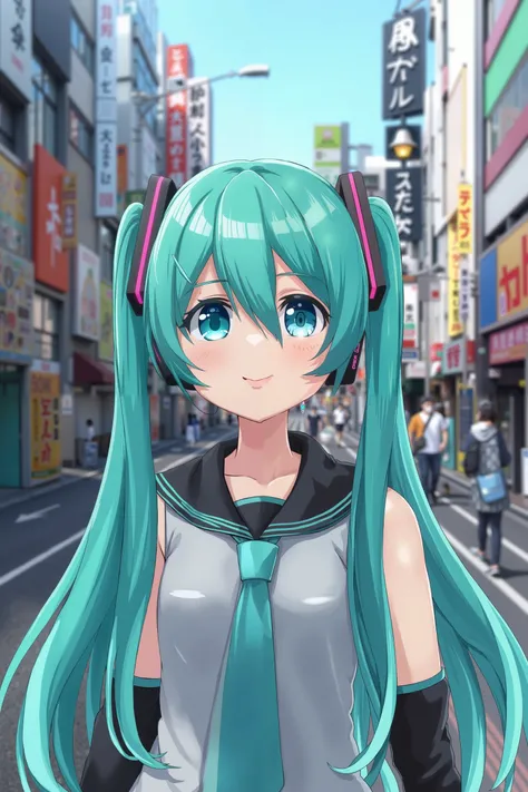 Anime Mistakenly Enters Reality,Two-dimensional characters appear in the real world,Hatsune Miku,appeared on the streets of Shinjuku in the real world