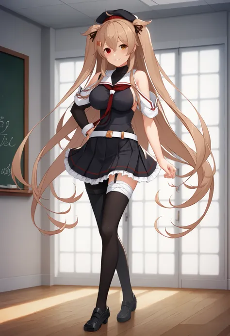Murasame (KANCOLLE)、(Murayama Nikkantai collection), , score_9, score_8, score_7, source_anime, game CG ,masterpiece, Highest Quality, nsfw, masterpiece,Highest Quality,great quality,very aesthetic, light brown hair, 1 girl, solo, long hair, chest,hair orn...