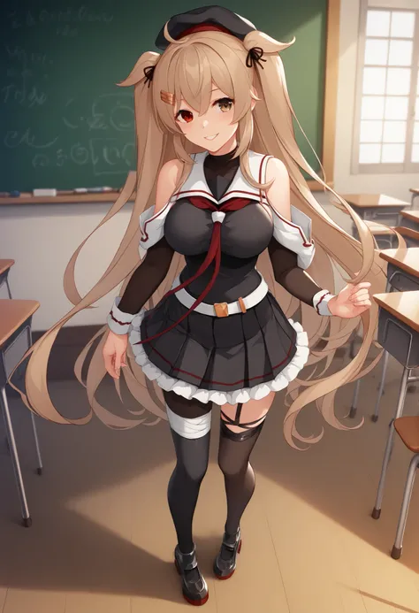 Murasame (KANCOLLE)、(Murayama Nikkantai collection), , score_9, score_8, score_7, source_anime, game CG ,masterpiece, Highest Quality, nsfw, masterpiece,Highest Quality,great quality,very aesthetic, light brown hair, 1 girl, solo, long hair, chest,hair orn...