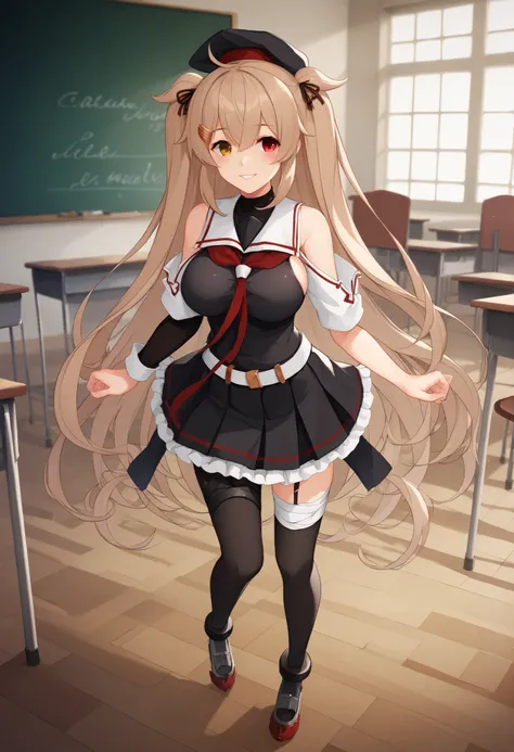 Murasame (KANCOLLE)、(Murayama Nikkantai collection), , score_9, score_8, score_7, source_anime, game CG ,masterpiece, Highest Quality, nsfw, masterpiece,Highest Quality,great quality,very aesthetic, light brown hair, 1 girl, solo, long hair, chest,hair orn...