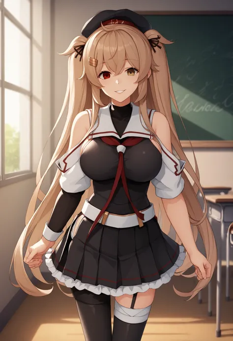 Murasame (KANCOLLE)、(Murayama Nikkantai collection),1 girl , score_9, score_8, score_7, source_anime, game CG ,masterpiece, Highest Quality, nsfw, masterpiece,Highest Quality,great quality,very aesthetic, light brown hair, 1 girl, solo, long hair, chest,ha...