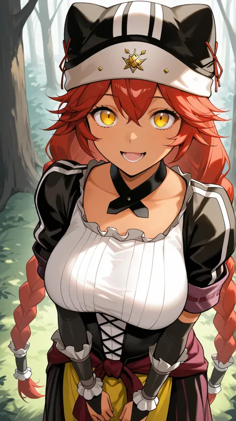 Lupusregina_Beta, overlord \(maruyama\)
High quality ,  best quality , masterpiece,  High Resolution , detailed face( LoRA: Lupusregina),anatomically correct, detailed hair Style( LoRA: Lupusregina),
solo, 1 girl,adult
red hair, twin braids, long hair, hai...