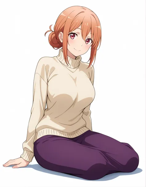 masterpiece, best quality, very detailed, , masterpiece, best quality,  eyelashes, (Beautiful Eyes), cowboy shot, anime,  Official Illustration
smile,solo,looking at viewer,simple background,white background,sitting grownd,full body,yokozuwari,
xl8m9tr4qa,...
