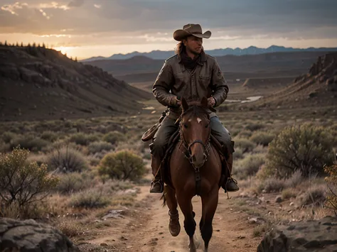 cowboy and horse