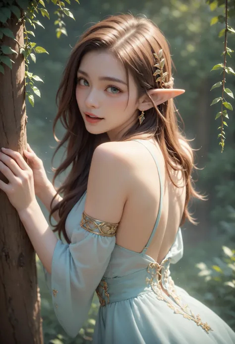 A sacred and enchanting elf