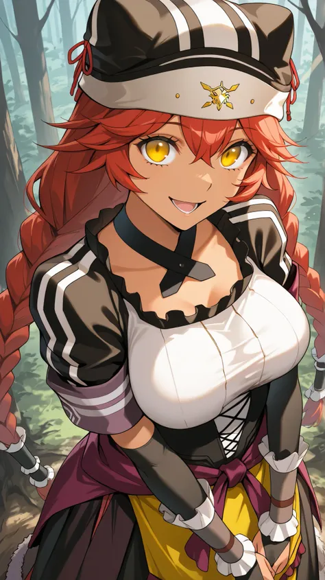 Lupusregina_Beta, overlord \(maruyama\)
High quality ,  best quality , masterpiece,  High Resolution , detailed face( LoRA: Lupusregina),anatomically correct, detailed hair Style( LoRA: Lupusregina),
solo, 1 girl,adult
red hair, twin braids, long hair, hai...