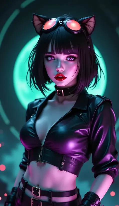 ((RAW Photo), Absurdres, (Absurd Resolution)), (((draw this photo: an anime girl, in the real world, both realities in one photo))), (pink eyes with luminous lilac), (beautiful girl, 21 years old, haiz_ai, cknc style, full body), (young brunette girl), (le...