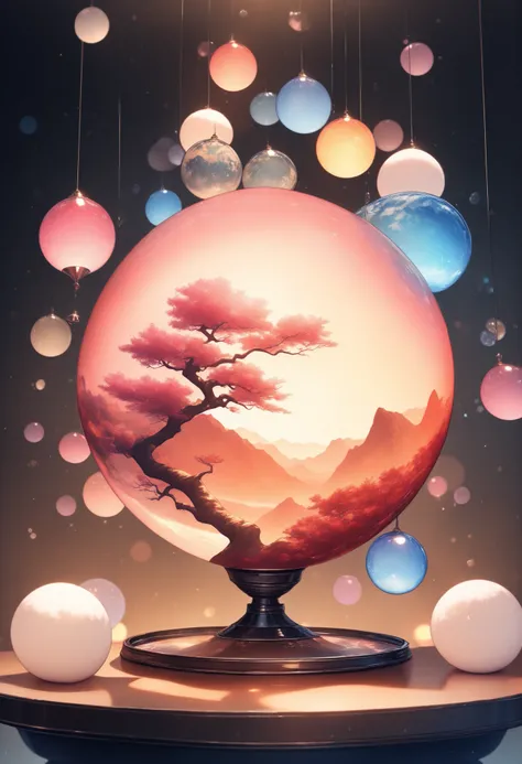Japanese specters、Azuki bean washing、Expressed with cute characters High resolution、High Quality、Masterpiece、Super Detailed Painting、photorealistic、HDR、Studio Lighting、vivid colors、bokeh、 Texture Like Old Paper 、Azuki bean washingの儀式を行う、adorable expression...
