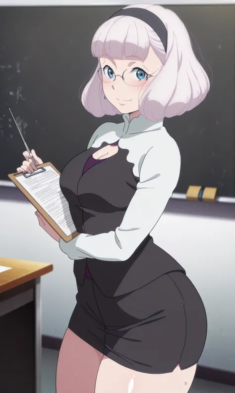 Score_9, Score_8_up, Score_7_up, rating_safe, ((high resolution, 8k, masterpiece, best quality, hd)), perfect hands, 1 girl, solo, perfect anatomy, focus on character, anime style, ((, curvy, wide hips, thick and voluptuous thighs)), ())), sexy, waist, shi...