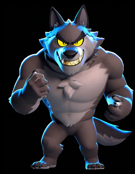 score_9, score_8_up, score_7_up, score_6_up, score_5_up, rating_questionable <lora:brawl_style_1_2:0.85, {tall}, source_cartoon, solo, 1boy, linnux,,(((dark gray fur, a light gray muzzle and yellow eyes, wolf, tail, black nose, wolf ears, sharp teeth, fang...