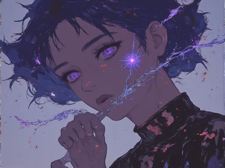 ((RAW Photo), absurd, (absurdresolution)), masterpiece, best quality, (Extremely detailed 8k artistic stylish wallpaper), (best illustration), (best shadow), artistic etheral lighting, beautiful detailed glow, (((Photographic Perspective of her))), (best q...