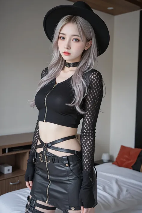 Score_9, Score_8_up, Score_7_up, Score_6_up, Score_5_up, Score_4_up, An incredibly beautiful woman,
Ultimate image quality, Cowboy Shot, Her style is a mix of street fashion and combat wear, Customized Mini Skirt,