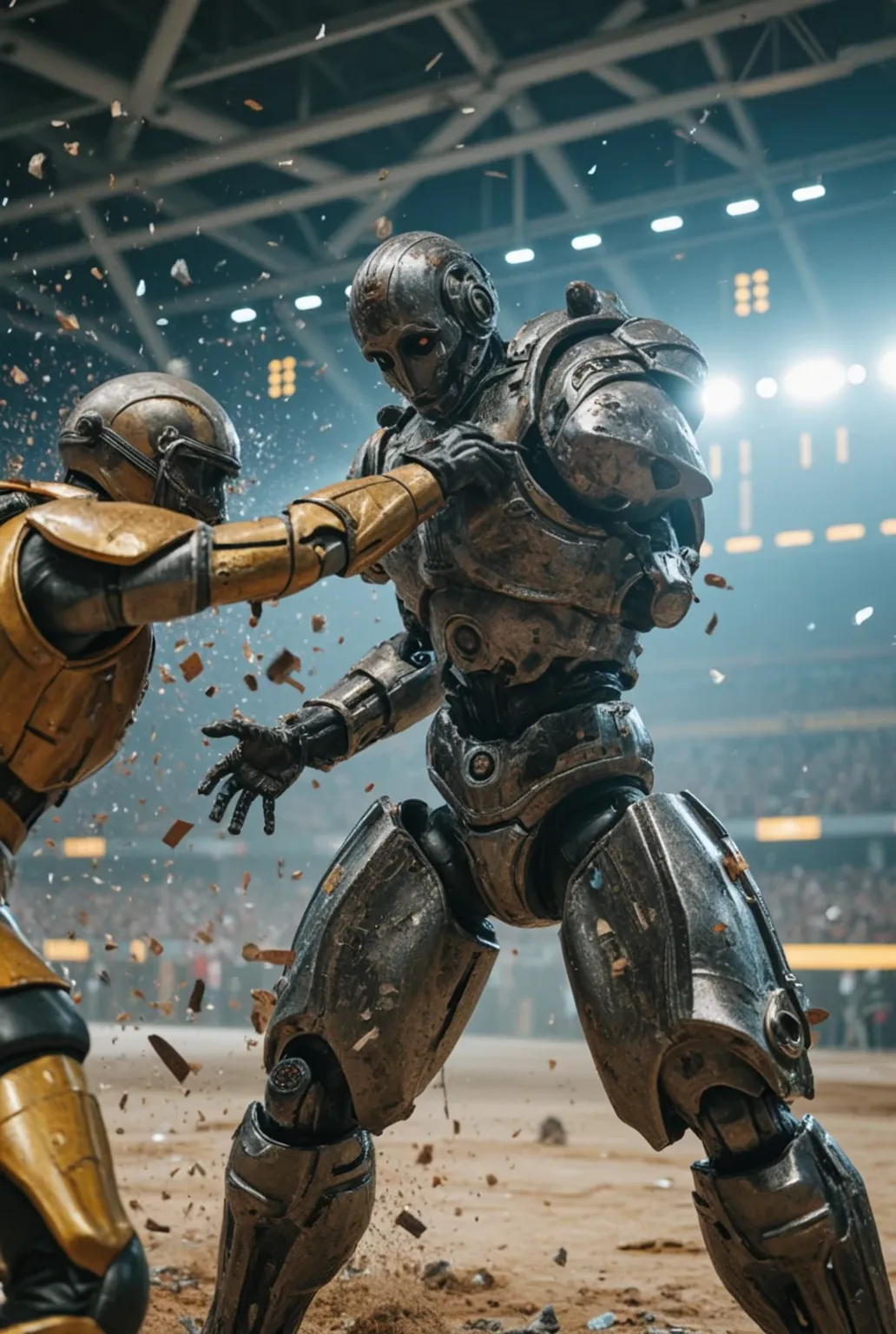 Enemy Arm destroyed - Robot Arena 