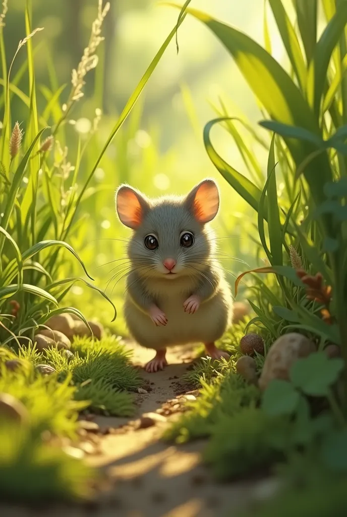 Mouse in a Field.