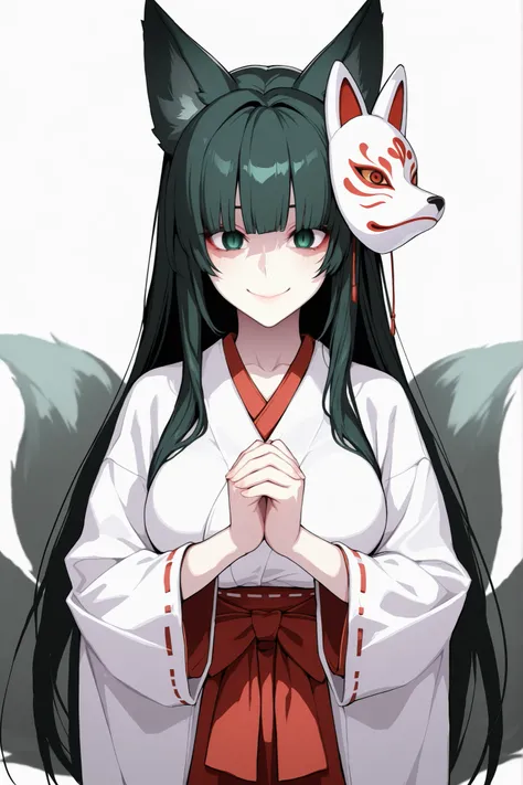 absurdres, (((Ultra HD))), (((Ultra High Quality))), ((hyper detailed)), ((Ultra High Resolution)), (Highly rendered), ((detailed eyes)), (((8K))), ((perfect face)), ((masterpiece)), cinematic, darkened, solo, 1girl, young, thin, Kitsune, fox tail, fox ear...