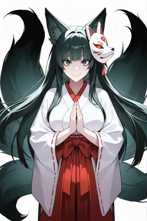 absurdres, (((Ultra HD))), (((Ultra High Quality))), ((hyper detailed)), ((Ultra High Resolution)), (Highly rendered), ((detailed eyes)), (((8K))), ((perfect face)), ((masterpiece)), cinematic, darkened, solo, 1girl, young, thin, Kitsune, fox tail, fox ear...