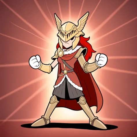 masterpiece, best quality, Rubberhose, toon \(style\), malenia 