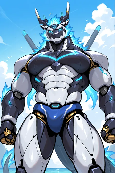 COOL MANLY DRAGON ROBOT
