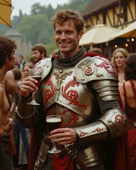 A lean, slutty man with laughing, lying eyes and a half-smirk permanently stitched across his face. his hard leather armor is flashy and impractical, painted with red swirls and decorated with phalluses. Beneath his surface charm and sharp tongue flickers ...