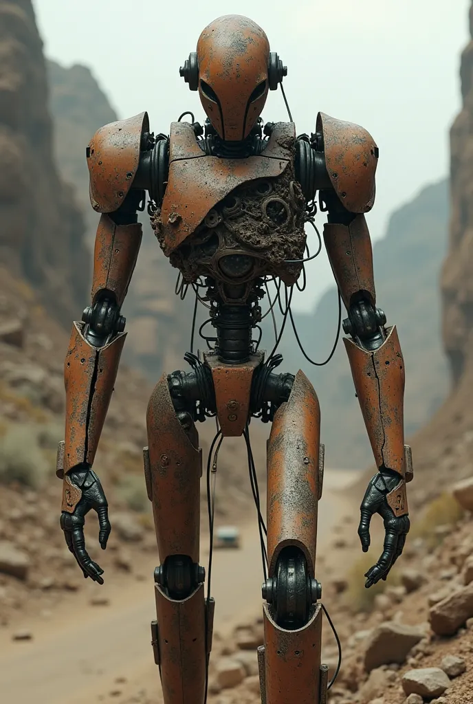 『荒涼な砂漠のロボ🤖』