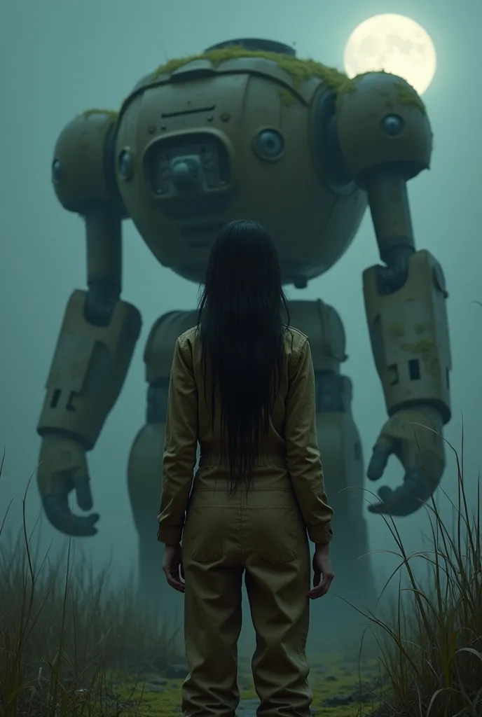 Eerie Robot Encounter 🤖