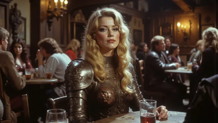 A creepy lean, slutty woman with laughing, lying dead eyes and a half-smirk permanently stitched across her face. Her hard leather armor is slutty flashy and impractical, painted with creepy faces and sluttishly decorated. Beneath her surface charm and sha...
