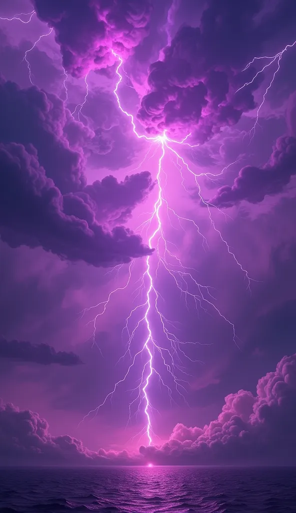 Purple Light From the Gods.