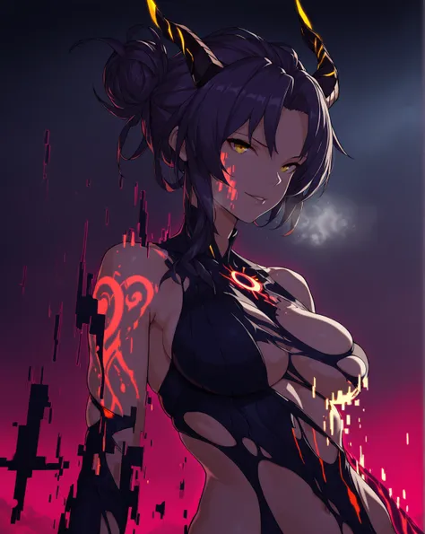 (hiiragi_yuuichi-style), (zonda_(solid_air)-style:0.8), ((anatomical correct)), vignetting, fog, ((Cinematic, unreal engine, eye-catching, ambient occlusion, UHD, masterpiece)), ((perfect lighting)), (digital dissolve:1.2), perfect body, perfect eyes, perf...