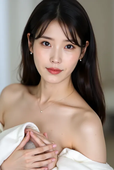 The beauty of Korea、Big Eyes、High nose、smile、beautiful、Long Hair、Smooth Hair、missionary position, spread legs, legs up,30 years old、、sexy、waterfall、Emotional atmosphere、High resolution, masterpiece, Accurate, Textured Skin, Very detaileded, , 高quality, qua...