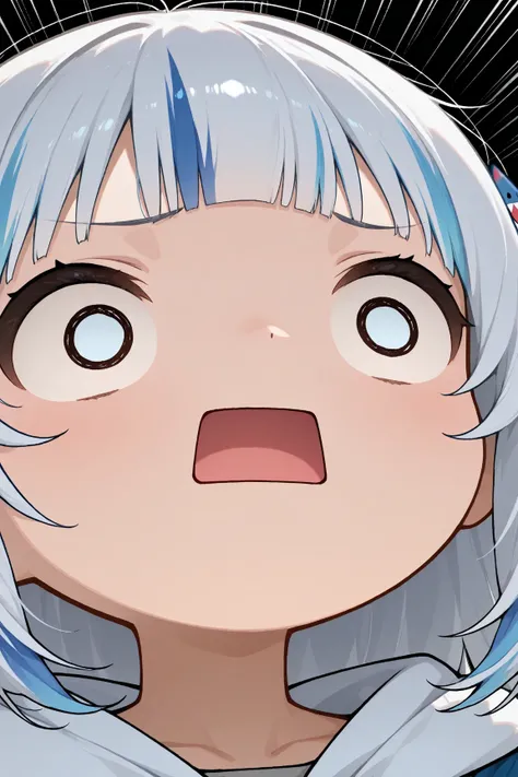 1girl\(Gawr Gura\), t costume, blue hair, white hair, multicolored hair, streaked hair, blunt bangs, two side up, hair ornament, shark hair ornament, chibi, furrowed brow, o o, open mouth, rectangular mouth, solo, portrait, transparent background, virtual youtuber,
BREAK,ray tracing, UHD, retina, masterpiece, accurate, anatomically correct, textured skin, super detail, high details, high quality, best quality, highres, 1080P, HD, 16k
