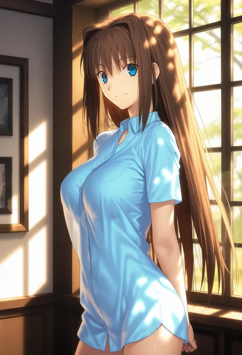masterpiece, , absurdres, highres, detailed background, high resolution, masterpiece, necessary, detail, best quality, quality, necessary, details, High details, Precise, indoors, (dappled sunlight), day, lens flare, blurry background, from side, solo,    ...