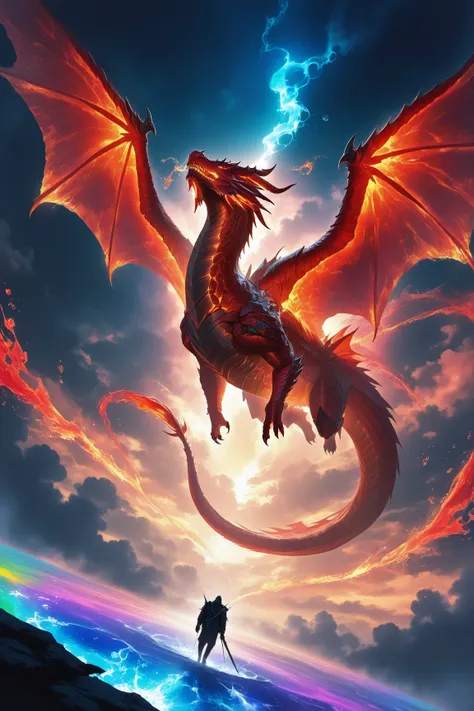 🔥翩然而下的炎龙!🐉