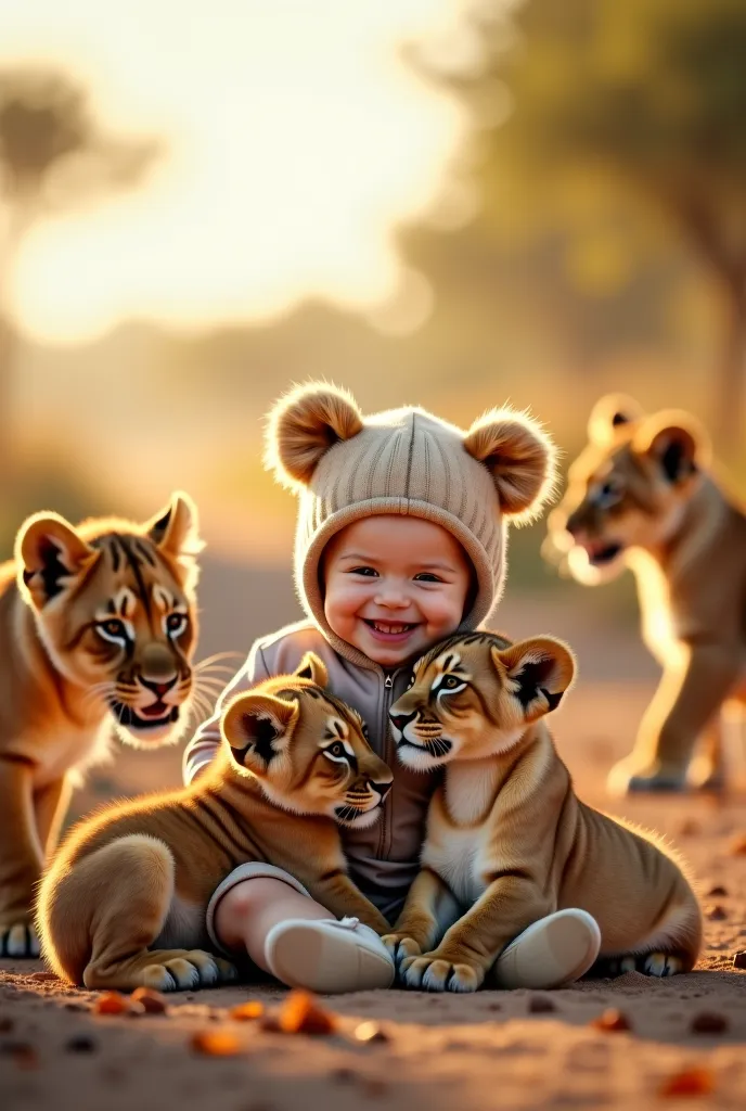 ¡Amigos peluditos! 🦁