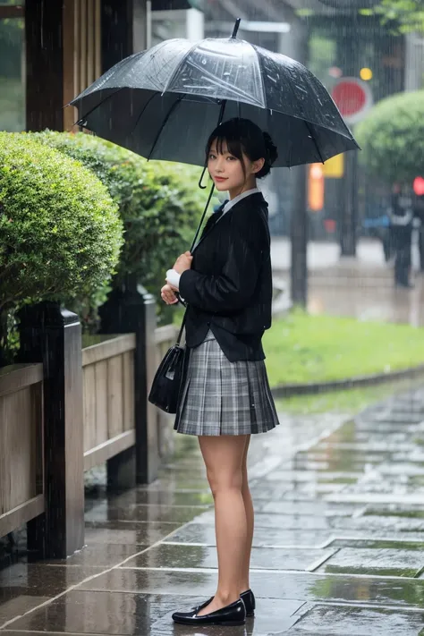 สาวถือร่ม