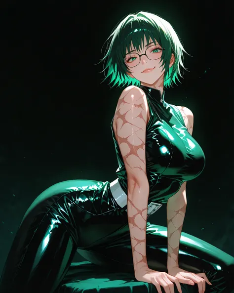 closeup, Sluisap, eyes、usnr、GBF_style、748cmstyle、32K、Semi-realistic、 super detailed description 、Artwork、Original Works、 detailed color、 detailed eyes、 detailed lips 、 The Greatest Masterpiece、Professional work、normal Breasts , Jujutsu Kaisen character , M...