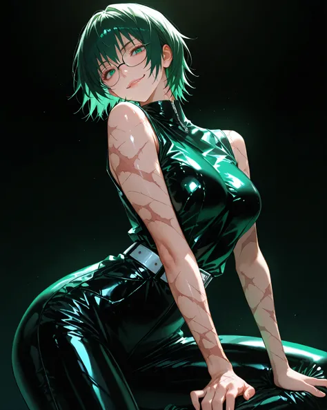 closeup, Sluisap, eyes、usnr、GBF_style、748cmstyle、32K、Semi-realistic、 super detailed description 、Artwork、Original Works、 detailed color、 detailed eyes、 detailed lips 、 The Greatest Masterpiece、Professional work、normal Breasts , Jujutsu Kaisen character , M...