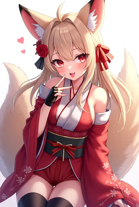 ((Masterpiece, Best Picture Quality, High Quality, Super High Quality, Depth of Field, 4K, 8K High Quality)),(masterpiece, HD, 2k, high resolution) sexy anime girl,girl in anime outfit in red and white outfit and kimono holding both hands together, 1girl, ...