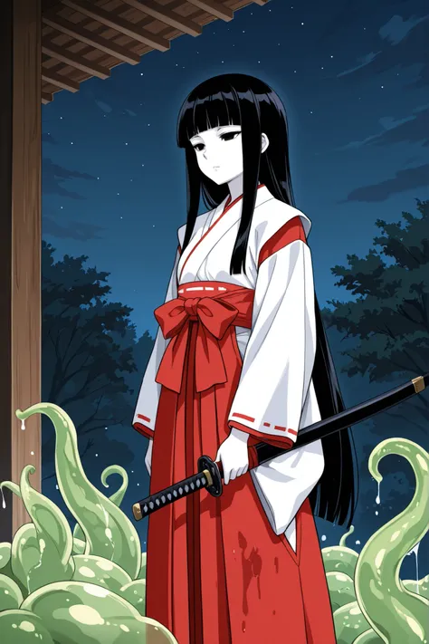 1 girl, beautiful girl,adult,18 years old,black eyes,narrow eyes,black hair, very long hair,blunt bangs,skinny,masterpiece,general,highres, ultra-detailed,very aesthetic,best quality ,best hands,best eyes,perfect anatomy,anime coloring,easynegative,anime s...