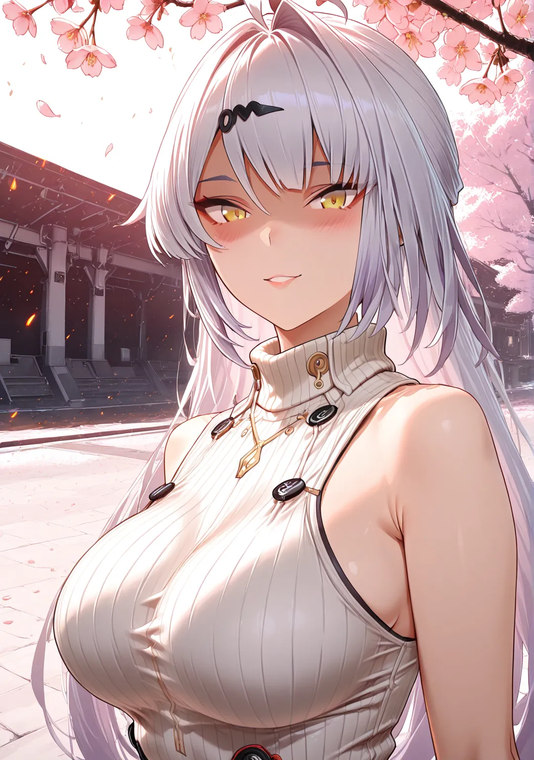 ggstduel, (hiiragi_yuuichi-style:1.2), (zonda_(solid_air)-style:0.8), ((anatomical correct)), ((embers)), ((Cinematic, unreal engine, eye-catching, ambient occlusion, UHD, masterpiece)), ((perfect lighting)), perfect body, perfect eyes, perfect fingers, ga...
