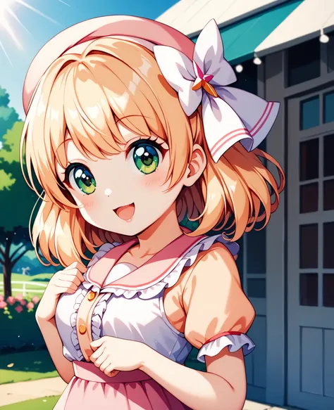 windmill　tulips　canal 　cute girl　Highest Quality　masterpiece