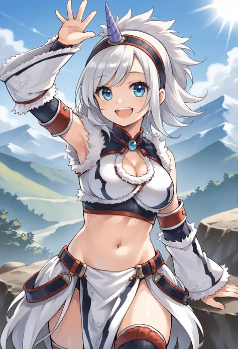 best quality, integrated scenery, integrated background, extremely delicate and beautiful, meticulous details, good composition, , cute face, perfect face,( score_9:0.9), score_8_up, score_7_up,rating_safe, anime style,(zPDXL), Armor , young_girl, Alone, s...