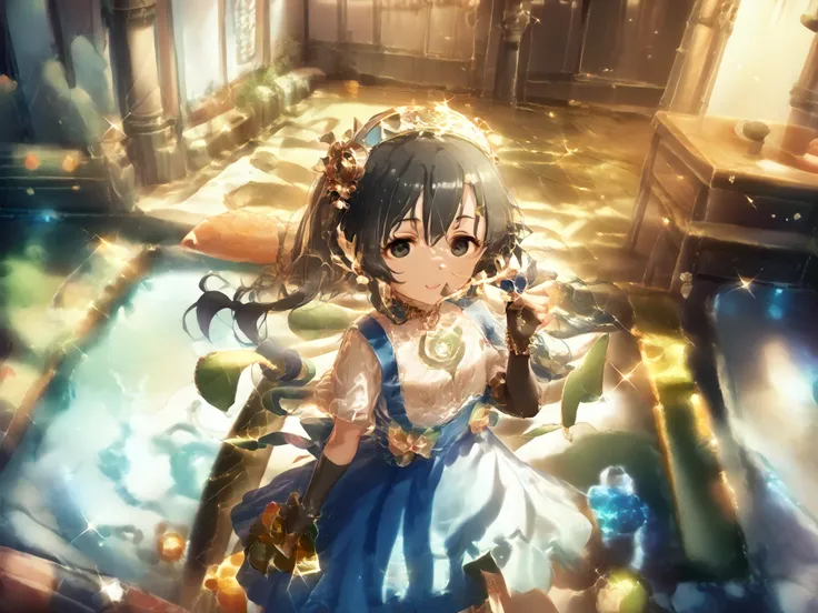 Japanese、long black hair、masterpiece, 最High Quality, Absard Dress, high resolution, とても美的, High Quality, details, insanely details, beautiful, is so funny, anime screenshot