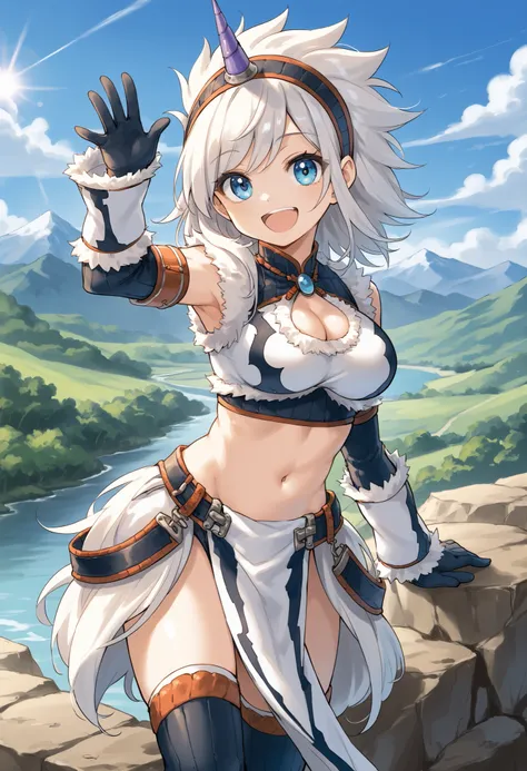 best quality, integrated scenery, integrated background, extremely delicate and beautiful, meticulous details, good composition, , cute face, perfect face,( score_9:0.9), score_8_up, score_7_up,rating_safe, anime style,(zPDXL), Armor , young_girl, Alone, s...