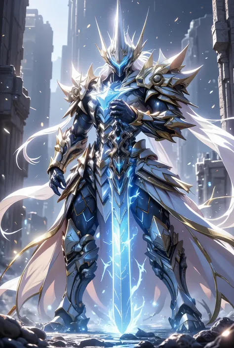 Monster hunter sunbreak primodial malzeno, holding charge blade, aura dragon element