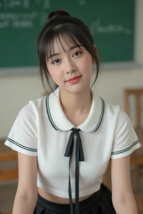 (((Masterpiece, ultra detailed, best quality, 8k, RAW Photo))), 1 girl, ((very young and feminime)), pale skin, smooth skin, slim body, perfect body, the face looks soft and symmetrical, big and bright eyes, subtle eyes makeup, thin eyeliner and peach eyes...