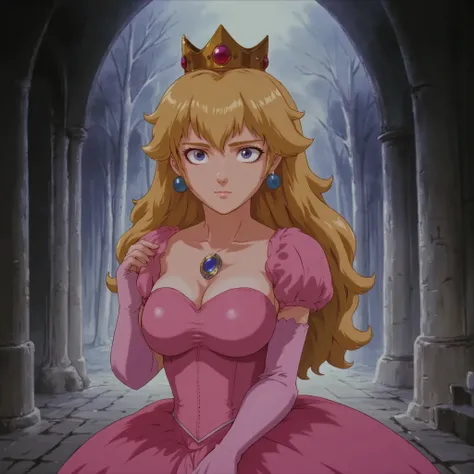 b3rs3rk -standing facing the viewer photoRealistic photo of n-peach, a 20 year old woman she has blue eyes and blonde hair, wearing a golden crown, a 20 year old woman Shy with eyes darting away, fingers fidgeting, and a faint smile struggling to form.
-H...