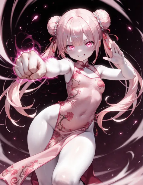 masterpiece, best quality, very aesthetic, 1girl, (Top Quality, Background Detail), Top Quality, Original Detailed Dynamic Art, Dynamic Art, Vibrant, Anatomically Correct, Illustration from the waist up, Provocative Gaze, Glowing Eyes, Fighting Attitude, P...