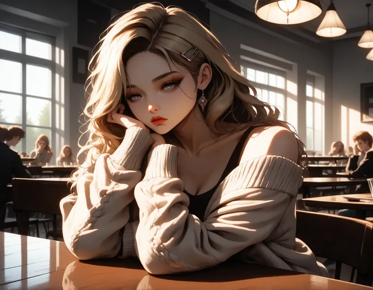 (masterpiece:1.2), (best quality:1.2), ultra detailed, 8k, watercolor, cinematic lighting, volumetric_lighting, rim light, soft shadows, ((forced_perspective)), (Diminishing scale perspective:1.3) BREAK (1girl, pale_skin, ash_blonde_hair, straight_hair, pa...