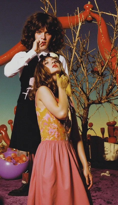 Surrealist Psicopop. intriguing people. film David Lynch — Dreams, Mysteries and Secrets. cinematic. 8K.