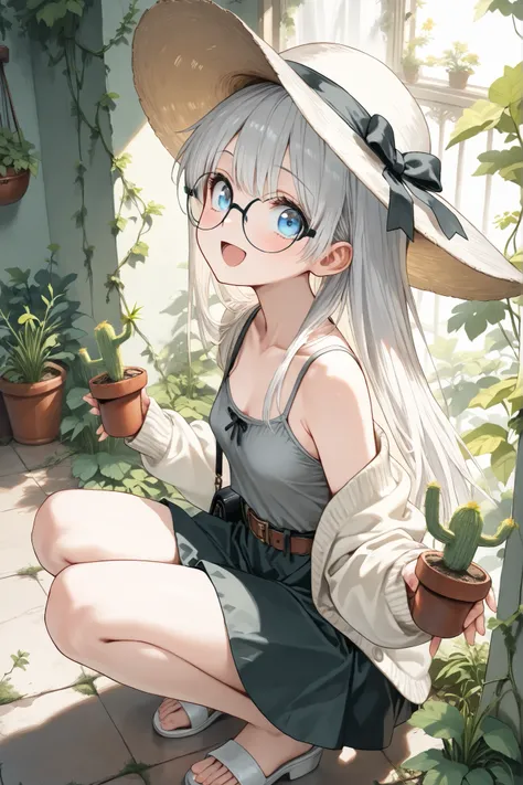 ((Masterpiece)),((best quality)),((incredibly absurdres)),((8K)),
1 girl,solo,younger,18 years old,kawaii,white hair,long hair,straight hair,blue eyes,small breasts,baby face,big eyes,collarbone,slender fingers,BREAK,
((black eyewear)),(square grasses),(gr...